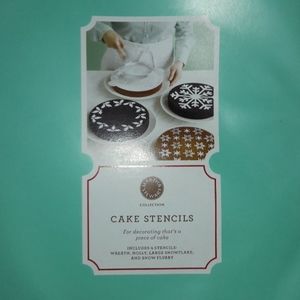 Martha Stewart Collection Holiday Cake Stencils